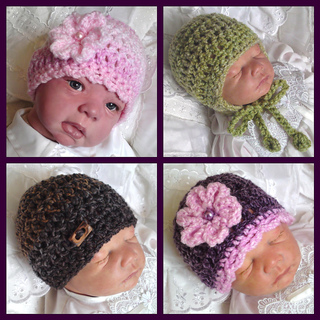 Ravelry: Chunky Baby Beanie & Earflap Hat Crochet Pattern ...