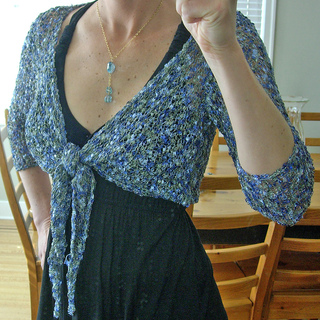 Ravelry: Tie-front Bolero pattern by Sirdar Spinning Ltd.