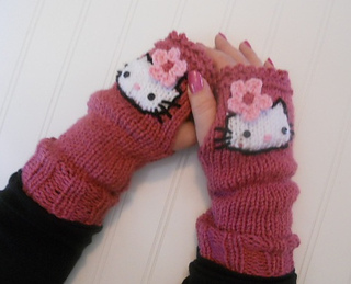 Ravelry: Fans of Hello Kitty - Kitt Mitts pattern by ...