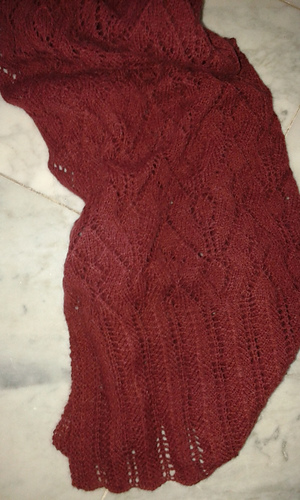 Ravelry: Knitted Alpaca Lace Scarf pattern by Jutta Maria Guerth