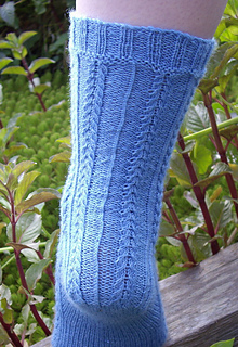 Ravelry: Fishermans Fancy Sock pattern by Janine Le Cras