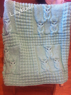 Ravelry: Oliver Owl Blanket pattern by Lillybuds Baby Knits
