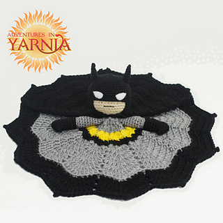 Ravelry: Batman Lovey pattern by Adventures in Yarnia