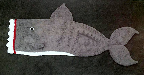Ravelry: Shark Attack Blanket pattern by Kari Provencher