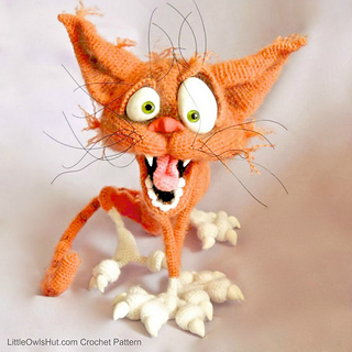 Ravelry: 094 Orange Cat Arestarh with wire frame Amigurumi ...