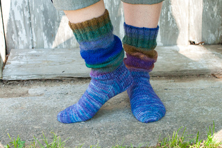 Ravelry: Knit Slouch Socks pattern by Cindy Myska Colbert