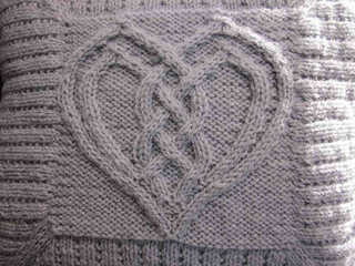 Ravelry: Cabled Heart pattern by Devorgillas Knitting ...