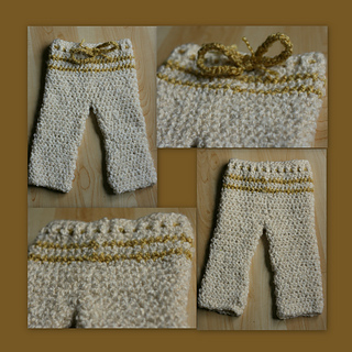 Treble Crocheted Baby Pants SOP Series Tugboat Yarning