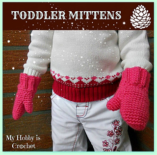 Ravelry: Crochet Toddler Mittens Ceyla pattern by Kinga Erdem