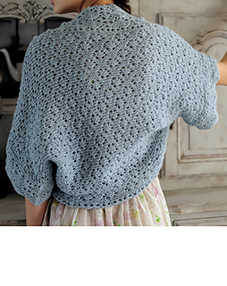 Ravelry: Leaf-patterned Shrug pattern by Yoko Hatta (???)