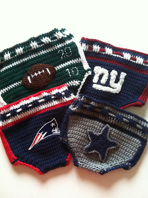 Football Inspired Diaper Covers by Maria Bittner ($4.99)