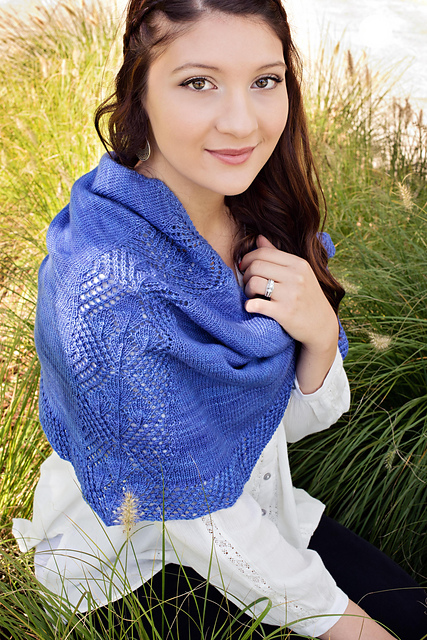 Oregon Lupine Shawl