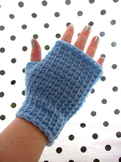 Ravelry: Tunisian Fingerless Gloves pattern by Tracey McDowell