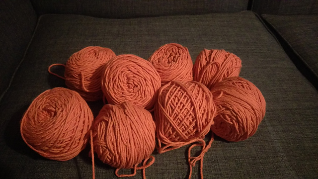 orange yarn