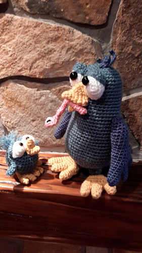 Ravelry: Burton and Bertie the birds pattern by Ildiko ...