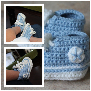 Ravelry: Crochet Baby Converse pattern by Suzanne Resaul