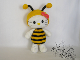 Ravelry: Hello Kitty in Bee Costume pattern by Havva ?nl?