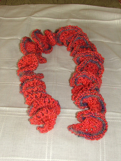 Ravelry: Spiral Ruffled Scarf (knit) pattern by Lion Brand Yarn