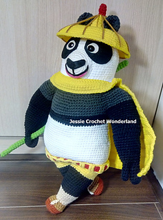 Ravelry: Kung Fu Panda pattern by Jessie Lin