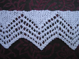 Ravelry: knitted lace edgings: vandyke border pattern by ...