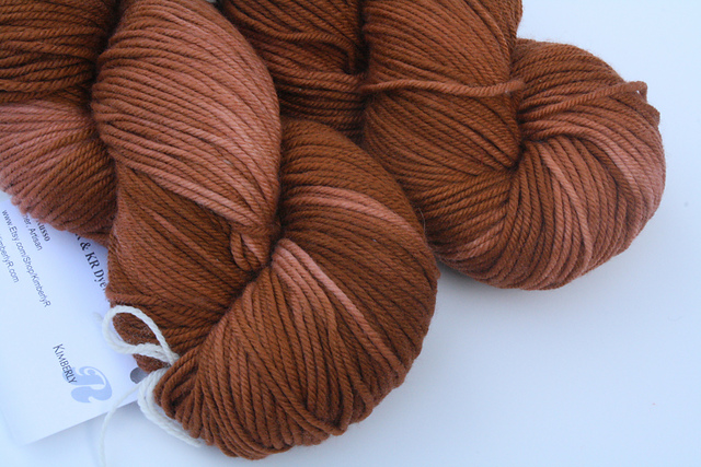 KRDyeworks "Gooey" on MCN DK - 2 skeins KRDyeworks "Gooey" on MCN DK - 2 skeins