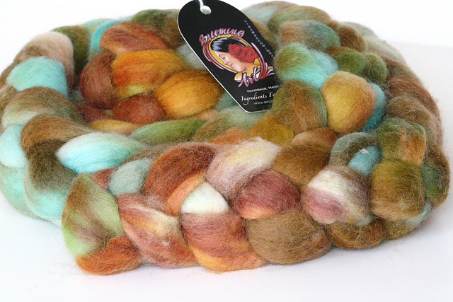 Becoming Art "Turtle Cove" on BFL Top - 8oz Becoming Art "Turtle Cove" on BFL Top - 8oz