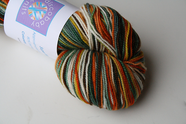 DBK "Japonaiserie" on Superwash Fingering Merino DBK "Japonaiserie" on Superwash Fingering Merino