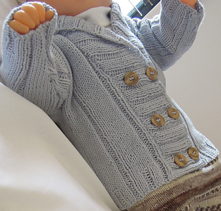 Ravelry: Baby double breasted ribbed jacket P024 pattern by OGE Knitwear Designs