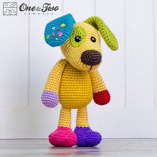 Ravelry: Scrappy Puppy amigurumi pattern by Carolina Guzman