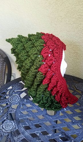 c crochet size pattern by L. Ravelry: Cynthia Green Dragon Hood