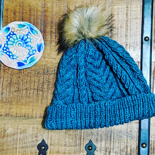 Super happy with my Lake Reed hat! r/knitting