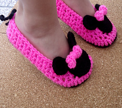 Ravelry: Miss Bow Mouse Crochet Shoes Child Pattern ...