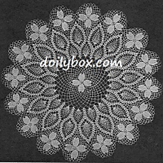 Ravelry Dogwood Doily Pattern By Workbasket Magazine Workbasket Magazine