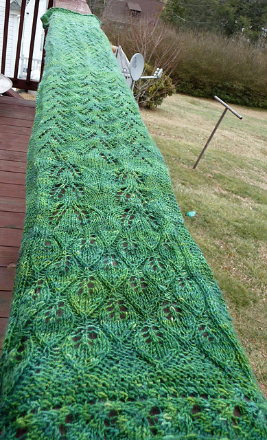 Gift Along 2018 Spring's Beginning Scarf by Laura Goodman of Dragon Wing Arts