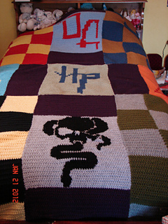 crochet mm h hook in Blanket by pattern Potter Pattern Ravelry: Harry Crochet