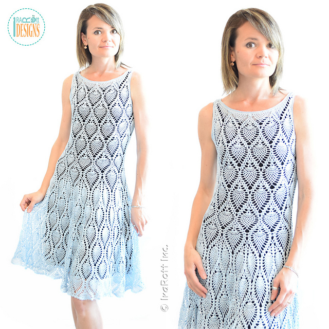 Ravelry: Charming Pineapples Prom Dress pattern by Ira Rott Ravelry: Charming Pineapples Prom Dress pattern by Ira Rott