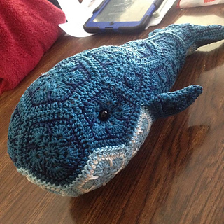 Ravelry: Purdy the African Flower Whale pattern by ...