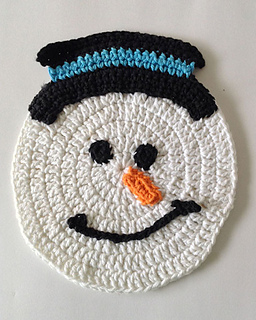 Ravelry: Snowman Dishcloth pattern by Maggie Weldon