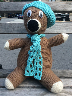 No-sew_huggable_pal_with_classic_beret_and_window_pane_scarf_free_crochet_pattern_by_underground_crafter_1_small2