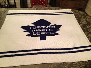 Ravelry: Toronto Maple Leafs Chart pattern by Twisted Bark ...