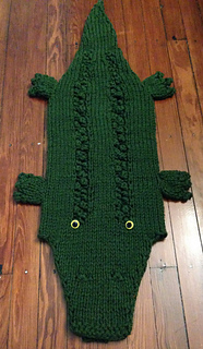 Ravelry: Bayou Alligator / Crocodile Lap Blanket Sack ...
