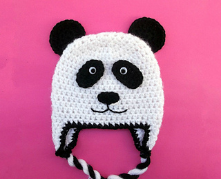 crochet how to beanie newborn Hat, Set Diaper by pattern Cover Panda Baby Bear Ravelry: