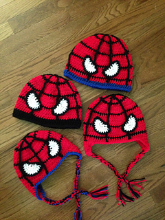 crochet h Superhero Web pattern Ravelry: Hat Spider by DACcrochet
