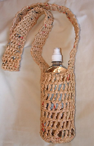 Ravelry: Recycled Plastic Water Bottle Holder pattern by Cindy RecycleCindy