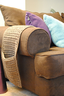 ravelry crochet couch caddy