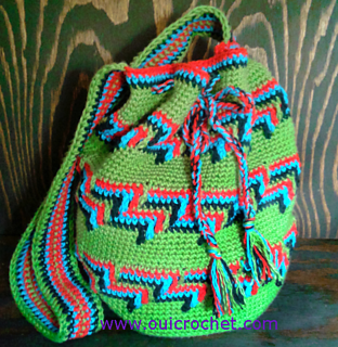 crochet h hook by Mochila Susie Oui Crochet Bag pattern Ravelry: