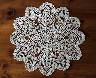 ravelry pineapple doily no 83 pattern by cynthia mills of boston