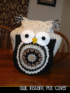 hook 9 crochet Owl by pattern Cover Instant Pot Aunt Janet's Ravelry: Designs