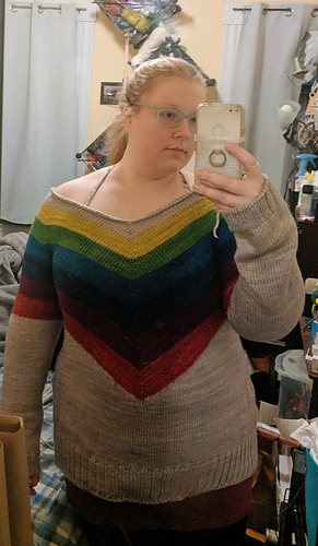 FIRST SWEATER ALERT! It took me an entire year but I finally finished a ...