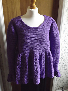 no 2 3 Treble Group Cardigan Crochet Pattern (mrs crochet designer)